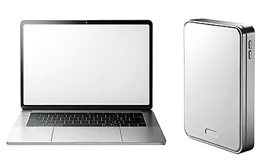 パソコン連動のハードディスク